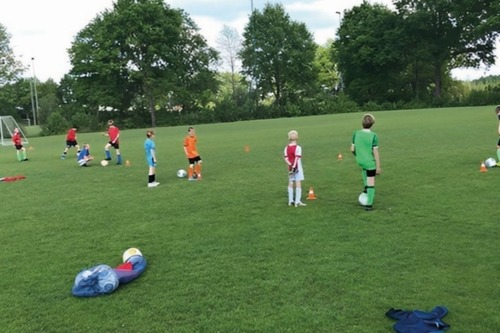 Voetbal proeftraining