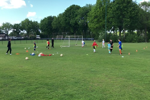 Proeftraining voetbal